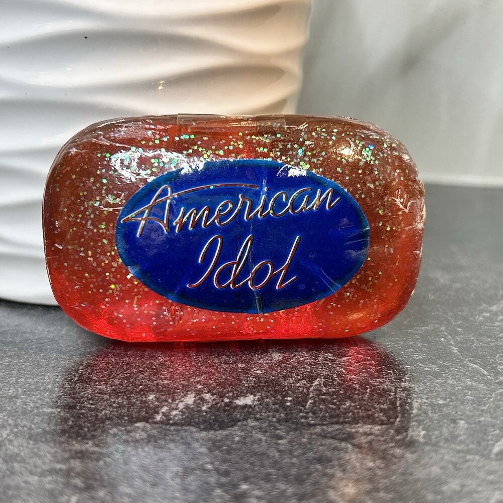 NEW‎ American Idol Glycerin Glitter Bar Soap 100 Grams Regular Size SEALED